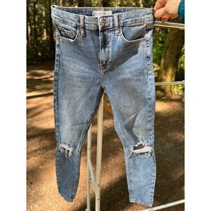 Topshop Jamie High Waist Skinny Jeans - Size 28